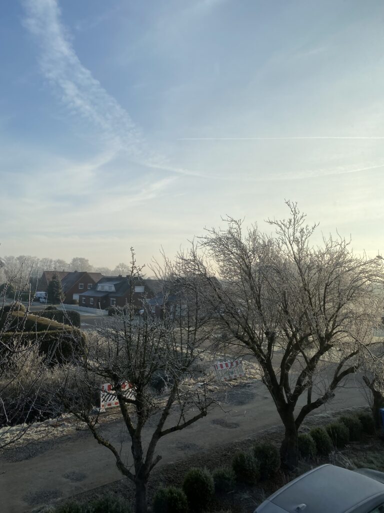 Richtig schön kalt war es